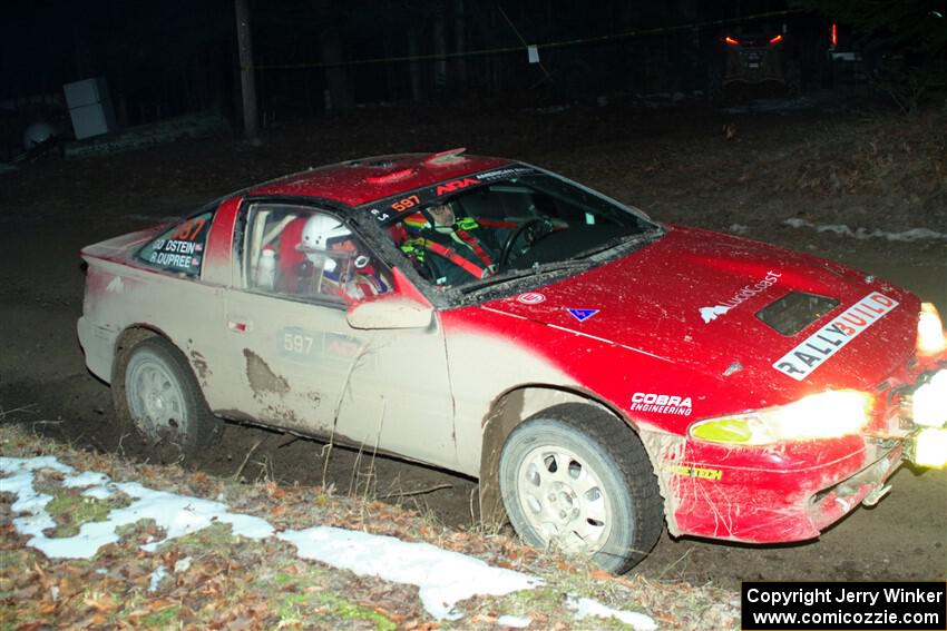 Rob Dupree / Zack Goldstein Mitsubishi Eclipse GSX on SS14, Thunder River.