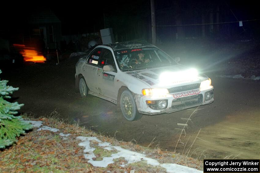 Andy Didorosi / Stefan Trajkov Subaru Impreza on SS14, Thunder River.