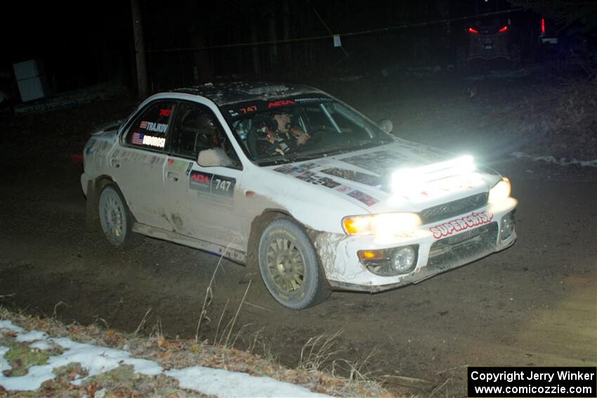 Andy Didorosi / Stefan Trajkov Subaru Impreza on SS14, Thunder River.