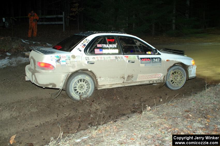 Andy Didorosi / Stefan Trajkov Subaru Impreza on SS14, Thunder River.