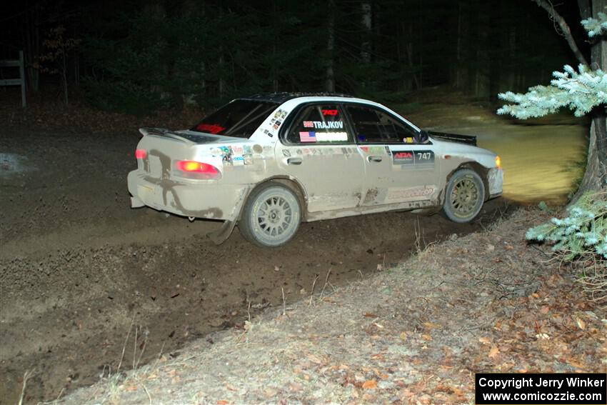 Andy Didorosi / Stefan Trajkov Subaru Impreza on SS14, Thunder River.