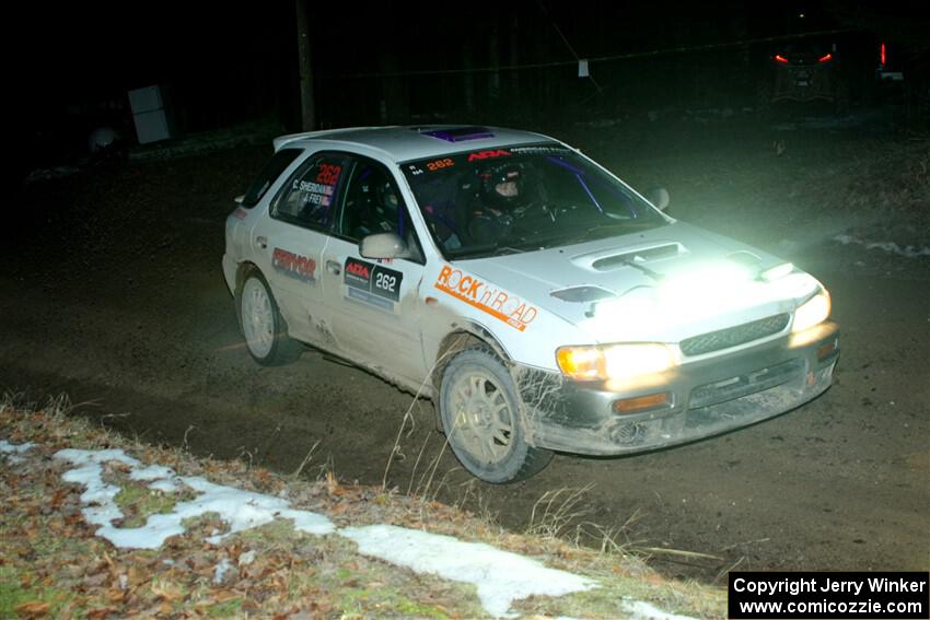 Camden Sheridan / Jeremy Frey Subaru Impreza Outback Sport on SS14, Thunder River.