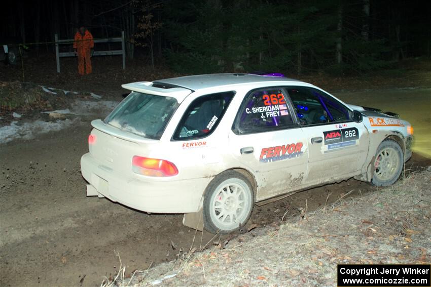 Camden Sheridan / Jeremy Frey Subaru Impreza Outback Sport on SS14, Thunder River.