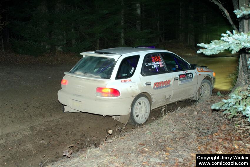 Camden Sheridan / Jeremy Frey Subaru Impreza Outback Sport on SS14, Thunder River.