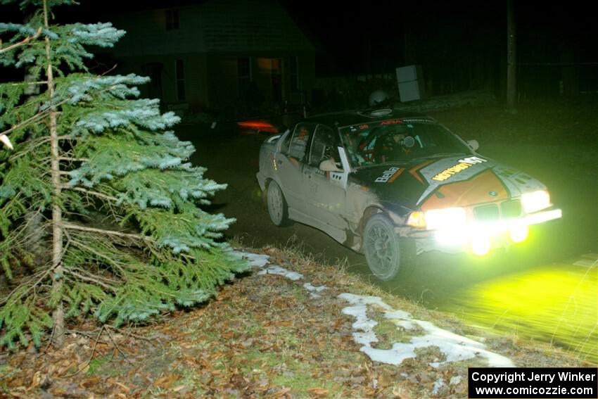 Mike Cessna / Jamie Lambert BMW M3 on SS14, Thunder River.