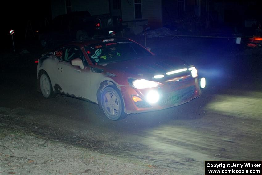 Chris Nonack / Sara Nonack Subaru BRZ on SS14, Thunder River.