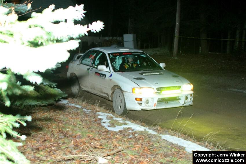 Andrew Williamson / Julia Stewart Subaru Impreza on SS14, Thunder River.