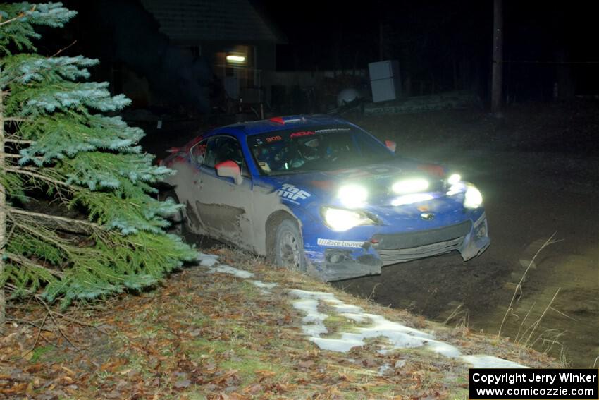 Santiago Iglesias / R.J. Kassel Subaru BRZ on SS14, Thunder River.