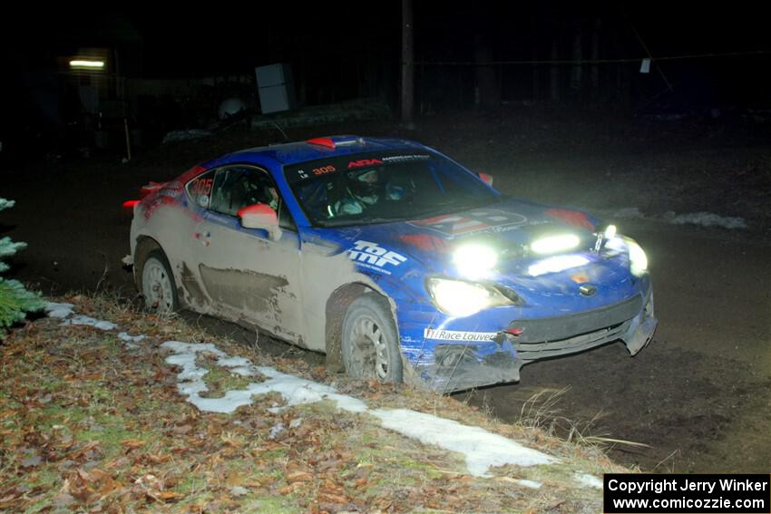 Santiago Iglesias / R.J. Kassel Subaru BRZ on SS14, Thunder River.