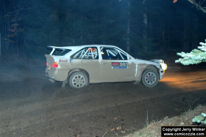 Mike Tirpack / Nick Luther Ford Escort Cosworth RS on SS14, Thunder River.