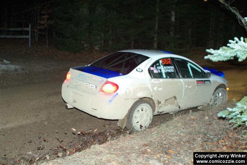 Doug Shepherd / Cindy Krolikowski Dodge SRT-4 on SS14, Thunder River.