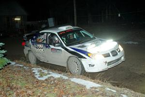 Brad Hayosh / Neil Moser Subaru WRX STi on SS14, Thunder River.