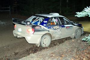 Brad Hayosh / Neil Moser Subaru WRX STi on SS14, Thunder River.