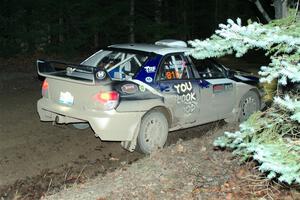 Brad Hayosh / Neil Moser Subaru WRX STi on SS14, Thunder River.