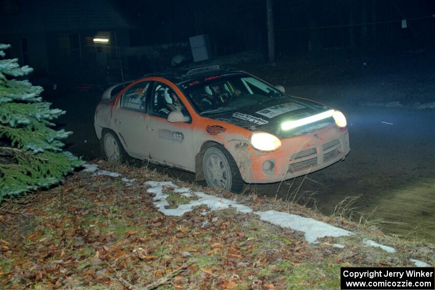 Alan Edwards / Dan Baker Dodge Neon on SS14, Thunder River.