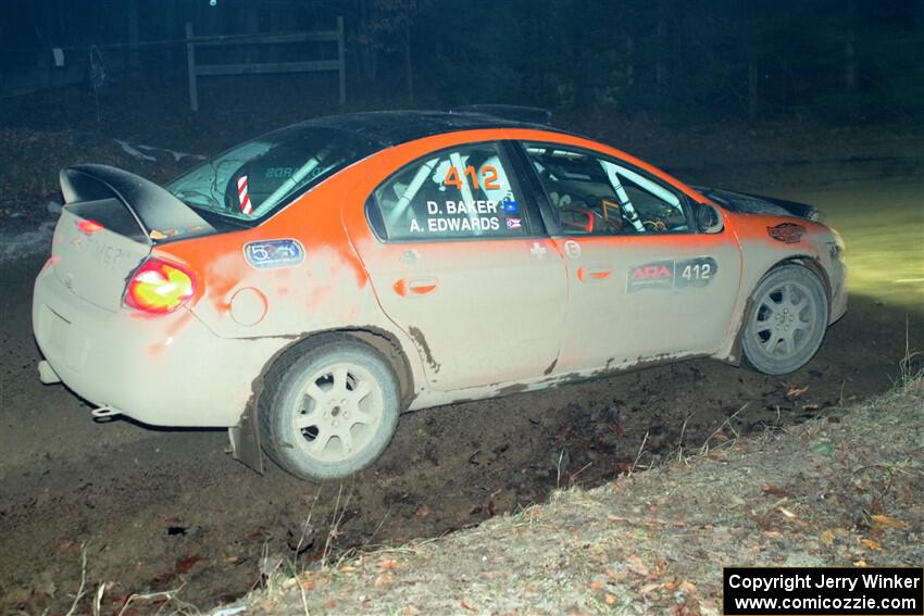 Alan Edwards / Dan Baker Dodge Neon on SS14, Thunder River.