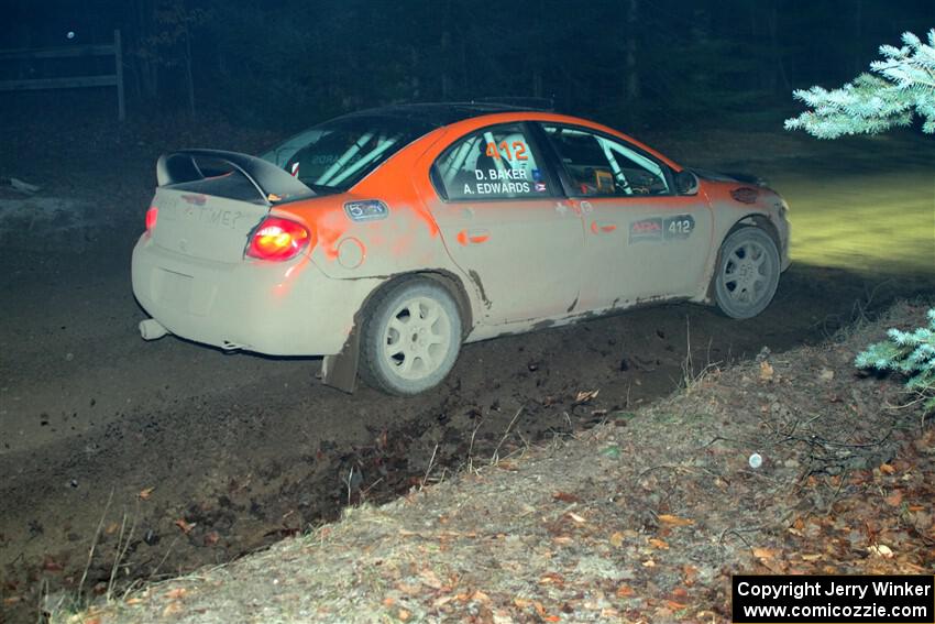 Alan Edwards / Dan Baker Dodge Neon on SS14, Thunder River.