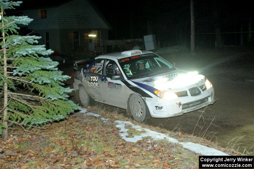 Brad Hayosh / Neil Moser Subaru WRX STi on SS14, Thunder River.