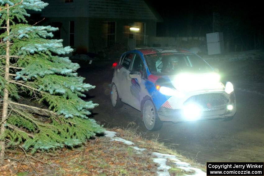 Mark Tabor / Kathryn Hansen Ford Fiesta ST on SS14, Thunder River.