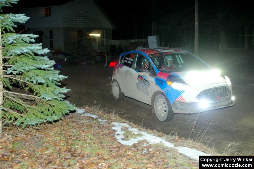 Mark Tabor / Kathryn Hansen Ford Fiesta ST on SS14, Thunder River.