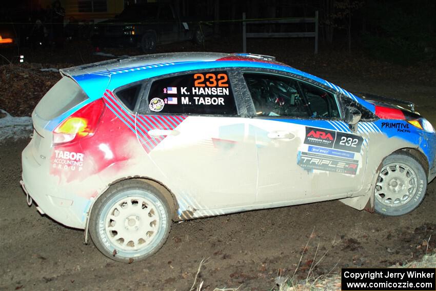 Mark Tabor / Kathryn Hansen Ford Fiesta ST on SS14, Thunder River.