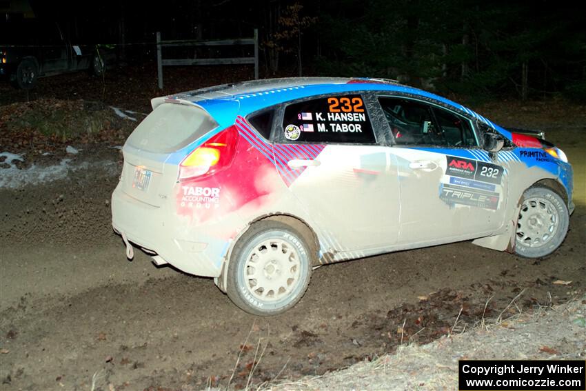 Mark Tabor / Kathryn Hansen Ford Fiesta ST on SS14, Thunder River.