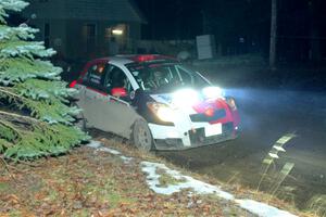 Phill Giliver / Liz Cordara Toyota Yaris on SS14, Thunder River.