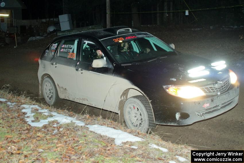 Erik Buetow / Jordan Buetow Subaru Impreza on SS14, Thunder River.