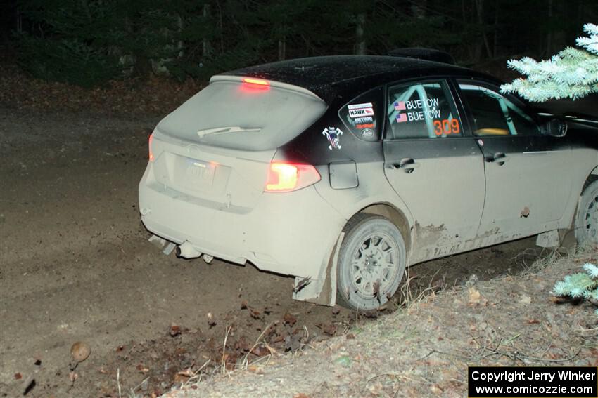 Erik Buetow / Jordan Buetow Subaru Impreza on SS14, Thunder River.