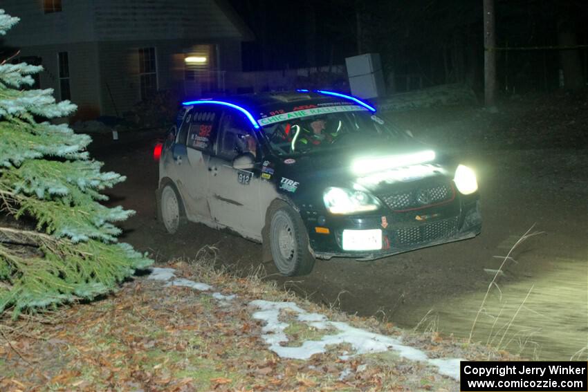 Scott James / Michelle Donovan VW GTI on SS14, Thunder River.