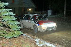 Haowen Chu / Roderik Jones Subaru Impreza Wagon on SS14, Thunder River.