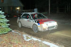 Haowen Chu / Roderik Jones Subaru Impreza Wagon on SS14, Thunder River.