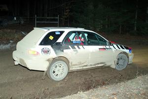 Haowen Chu / Roderik Jones Subaru Impreza Wagon on SS14, Thunder River.