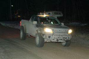 A Chevy Colorado pickup sweeps SS14, Thunder River.