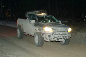 A Chevy Colorado pickup sweeps SS14, Thunder River.