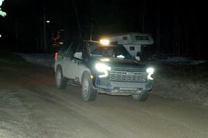 A Chevy Tahoe sweeps SS14, Thunder River.