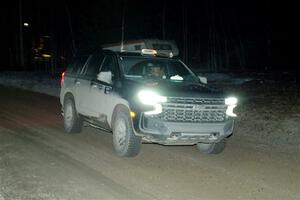 A Chevy Tahoe sweeps SS14, Thunder River.