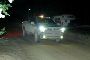 A Chevy Silverado pickup sweeps SS14, Thunder River.