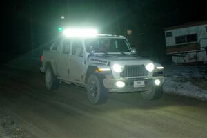 A Jeep Wrangler Rubicon sweeps SS14, Thunder River.