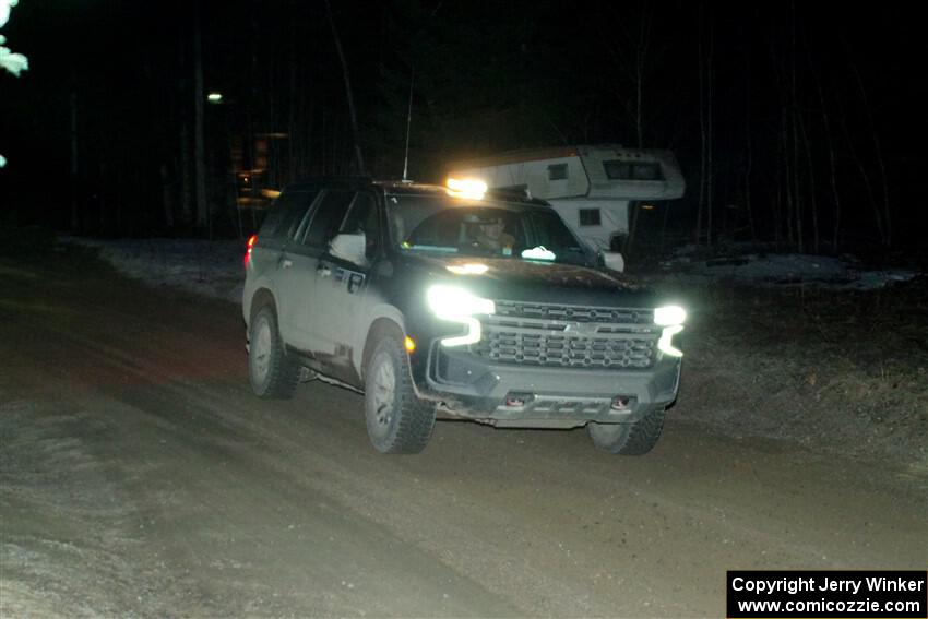 A Chevy Tahoe sweeps SS14, Thunder River.