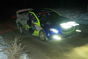 Travis Pastrana / Rhianon Gelsomino Subaru WRX ARA24 on SS15, Camp 30-East Branch II.