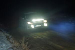 Javier Olivares / K.J. Miller Ford Fiesta Rally3 on SS15, Camp 30-East Branch II.