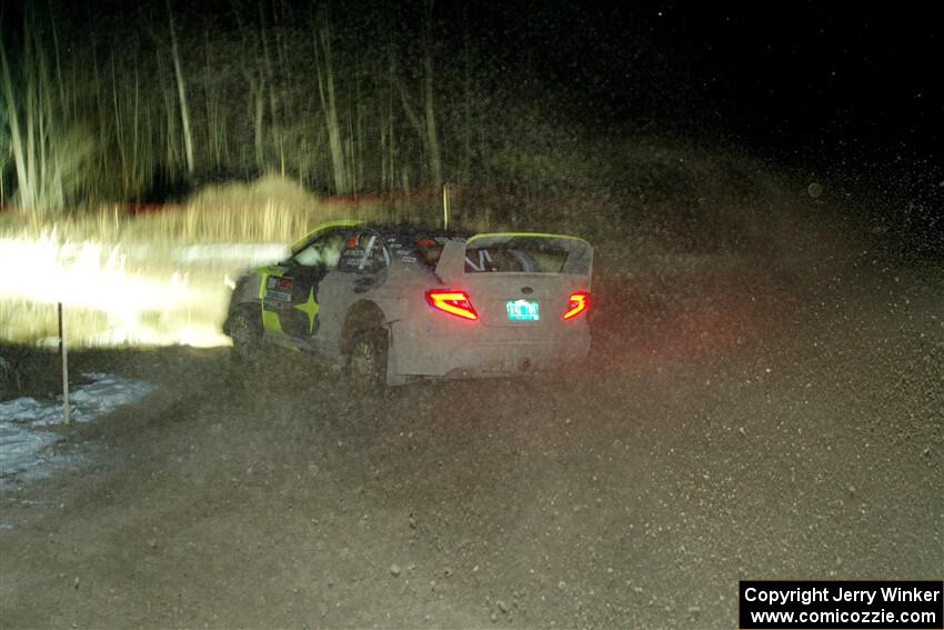 Travis Pastrana / Rhianon Gelsomino Subaru WRX ARA24 on SS15, Camp 30-East Branch II.