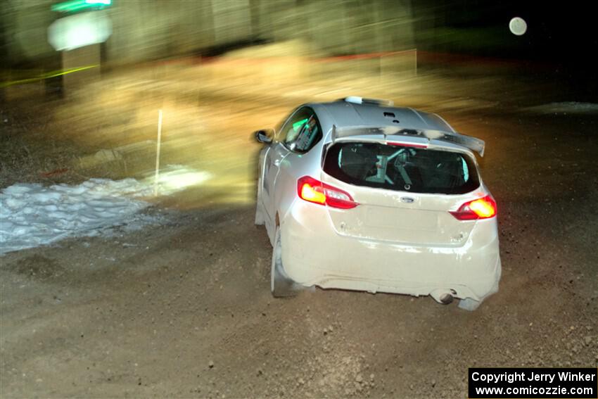 Javier Olivares / K.J. Miller Ford Fiesta Rally3 on SS15, Camp 30-East Branch II.