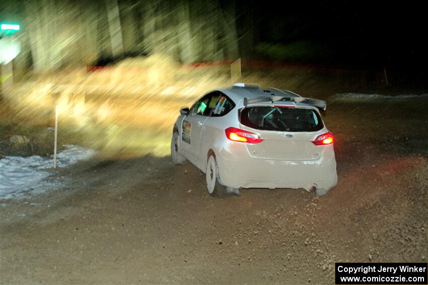 Javier Olivares / K.J. Miller Ford Fiesta Rally3 on SS15, Camp 30-East Branch II.