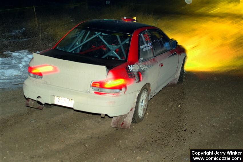 Mark Piatkowski / Aris Mantopoulos Subaru Impreza 2.5RS on SS15, Camp 30-East Branch II.