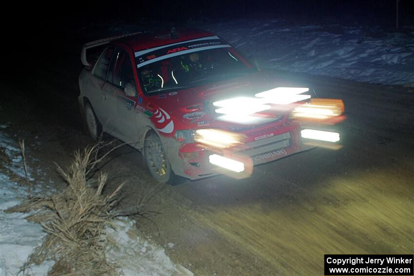 Ele Bardha / Corrina Roshea Subaru WRX STi on SS15, Camp 30-East Branch II.