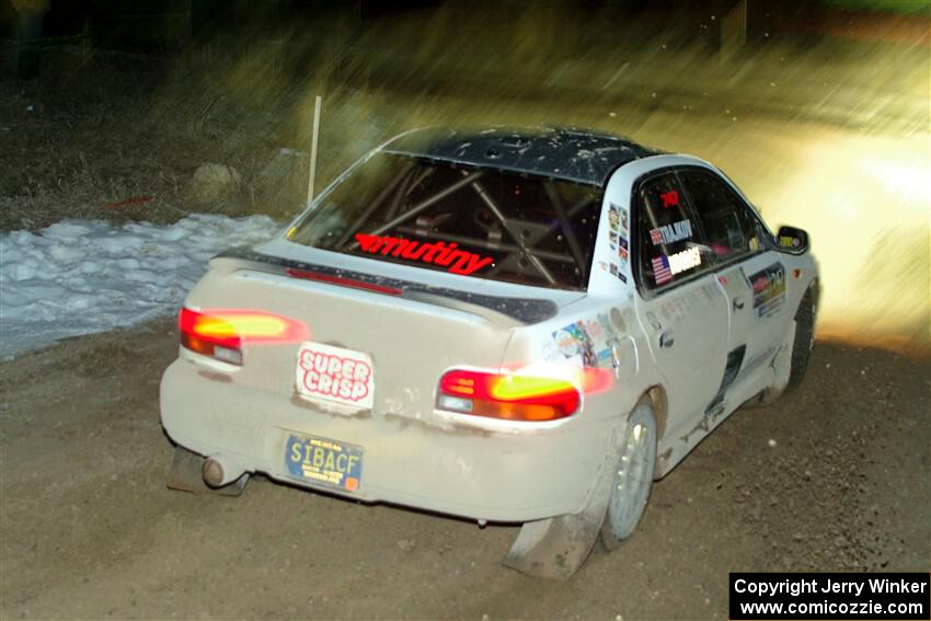 Andy Didorosi / Stefan Trajkov Subaru Impreza on SS15, Camp 30-East Branch II.