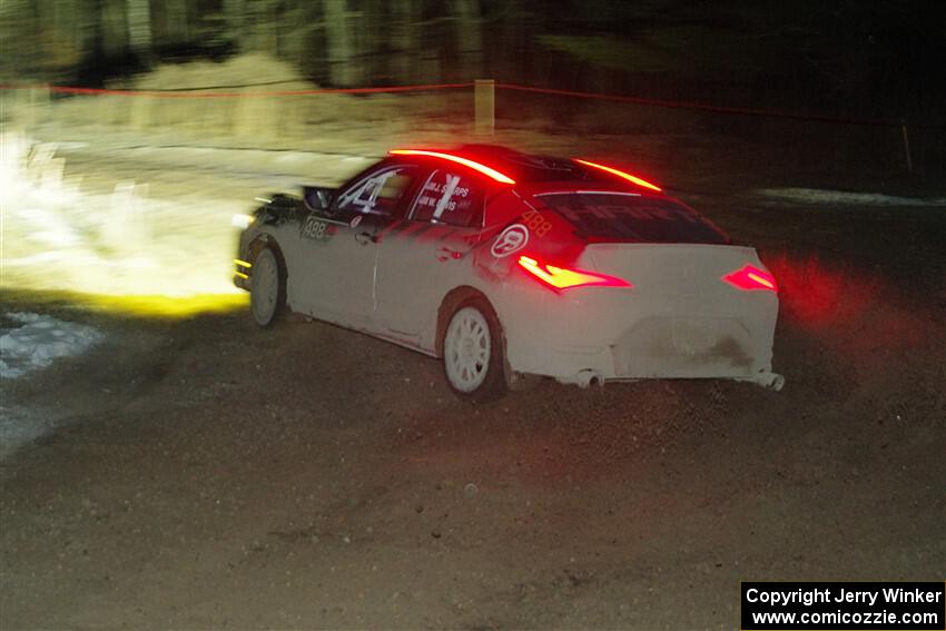 John Sharps / Weston Davis Acura Integra on SS15, Camp 30-East Branch II.