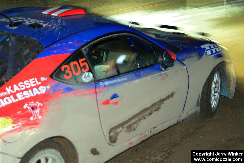 Santiago Iglesias / R.J. Kassel Subaru BRZ on SS15, Camp 30-East Branch II.